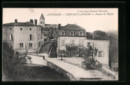 CPA Crevant-Laveine, Avenue De L'Eglise  - Sonstige & Ohne Zuordnung