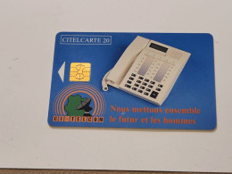 Ivory Coast-CI-CIT-0019)-telephone Nous-(34)-(20units)-(000190476)-(tirage-150.000)-used Card+1card Prepiad Free - Costa D'Avorio