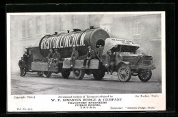 AK Truro, W. F. Simmons Hodge & Company, Transport Engineers, Lastkraftwagen Auf Der Strasse  - Transporter & LKW