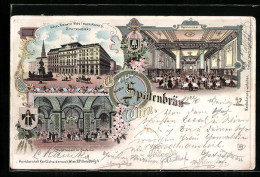 Lithographie Wien, Hotel Krantz, Neuer Markt 6, Marmorsaal  - Autres & Non Classés