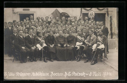 AK Wien, 25. Jähr. Priester Jubiläum Hochw. H.E. Patzak, 8. Juli 1934, Studenten Im Vollen Wichs  - Sonstige & Ohne Zuordnung