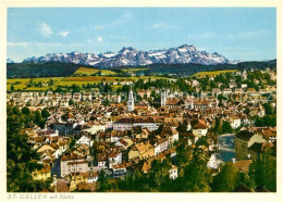 13144975 St Gallen SG Stadtpanorama Mit Blick Zum Saentis Appenzeller Alpen St G - Sonstige & Ohne Zuordnung