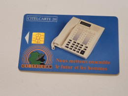 Ivory Coast-CI-CIT-0019)-telephone Nous-(36)-(20units)-(000215419)-(tirage-150.000)-used Card+1card Prepiad Free - Costa D'Avorio