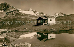 13114745 Zermatt VS Schwarzsee Bergsee Berghuette Gebirgspanorama Walliser Alpen - Autres & Non Classés