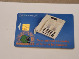 Ivory Coast-CI-CIT-0019)-telephone Nous-(38)-(20units)-(000246874)-(tirage-150.000)-used Card+1card Prepiad Free - Ivoorkust