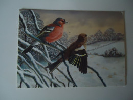 CANADA POSTCARDS   1975 GREETING  BIRD BIRDS   MORE  PURHASES 10% OFF - Uccelli