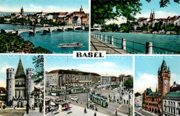 13064025 Basel BS Rheinbruecke Rheinpartie Basler Tor Aeschenplatz  Basel BS - Sonstige & Ohne Zuordnung