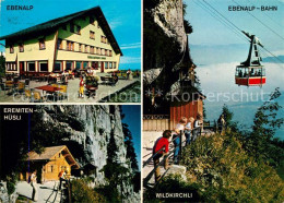 13043515 Ebenalp Berggasthaus Eremitenhuesli Wildkirchli Bergbahn Ebenalp - Autres & Non Classés