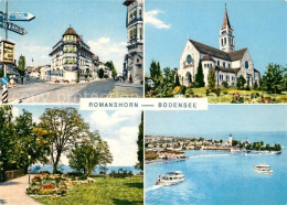 13040995 Romanshorn Bodensee Strassenpartie Kirche Park Anlagen Hafen Romanshorn - Andere & Zonder Classificatie