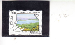 ITALIA  1987 - Sassone 1796° . Scienze - Salvaguardia Natura - Insetti - Farfalle - 1981-90: Gebraucht