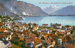 13038625 Montreux VD Panorama Et Dents Du Midi Montreux - Altri & Non Classificati