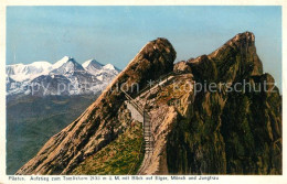 13037615 Pilatus Aufstieg Zum Tomlishorn Mit Eiger Moench Und Jungfrau Pilatus - Autres & Non Classés