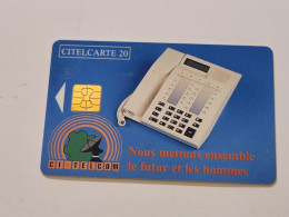 Ivory Coast-CI-CIT-0019A)-telephone Nous-(43)-(20units)-(000194637)-(tirage-150.000)-used Card+1card Prepiad Free - Costa De Marfil