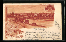 Lithographie München, Panorama  - München