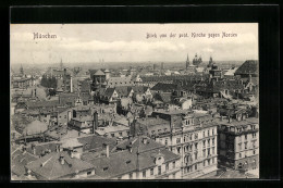 AK München, Blick Von Der Prot. Kirche Gegen Norden  - München