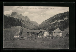 AK Weissbach B. Lofer, An Der Kapelle Mit Dem Mühlsturzhorn, Gasthof Hirschbühel  - Autres & Non Classés