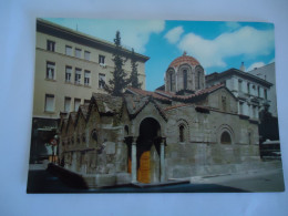 GREECE POSTCARDS  ATHENS ΚΑΠΝΙΚΑΡΕΑ BYZANTINE CHURCH  PURHASES 10% DISCOUNT - Grèce