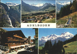 11871558 Adelboden Hotel Hohliebestuebli Wasserfall Ortsansicht Adelboden BE - Autres & Non Classés