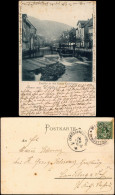 Ansichtskarte Bad Wildbad Parthie In Der König-Karlstrasse. 1909 - Sonstige & Ohne Zuordnung