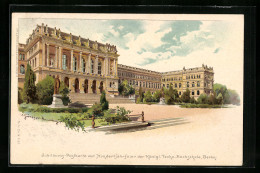 Lithographie Berlin, Königl. Techn. Hochschule 1899  - Charlottenburg