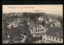 AK Königsfeld /Schwarzwald, Blick über Die Dächer Des Ortes  - Otros & Sin Clasificación