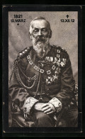AK Prinzregent Luitpold In Uniform Und Mit Orden, 1821-1912  - Case Reali