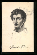 AK Portrait Des Dichters Theodor Körner  - Escritores