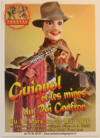 GUIGNOL DE LYON / GNAFRON - Marionnette - Mines Du Roi Gnafron - Carte Postale Publicitaire Spectacle Théâtre Guignol - Théâtre