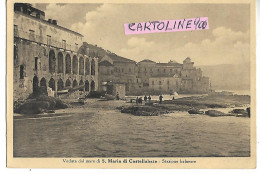 Campania-salerno-s.maria Di Castellabate Frazione Di Castellabate Veduta Spiaggia Panorama Marina Animata Primi Anni 50 - Altri & Non Classificati