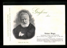 AK Portrait Schriftsteller Victor Hugo Mit Bart Im Anzug  - Ecrivains