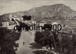 Campania-salerno-caggiano Citta Di Caggiano Panorama Delle Mura E Monte Capo Serra Anni 60 - Autres & Non Classés