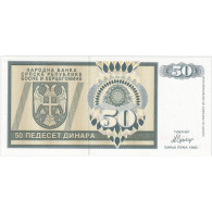 Bosnie-Herzégovine, 50 Dinara, 1992, KM:134a, NEUF - Bosnia And Herzegovina