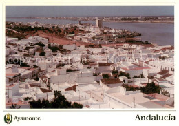 73644447 Ayamonte Vista Parcial Al Fondo Villa Real De Santo Antonio Y Desemboca - Autres & Non Classés