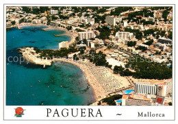 73644410 Paguera Mallorca Islas Baleares Hotels Ferienanlagen Strand Fliegeraufn - Autres & Non Classés