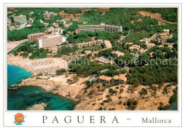 73644409 Paguera Mallorca Islas Baleares Hotels Ferienanlagen Strand Fliegeraufn - Otros & Sin Clasificación