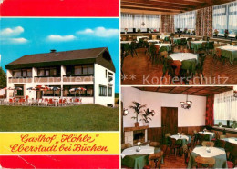 73644314 Eberstadt Baden Gasthof Hoehle Gastraum Terrasse Eberstadt Baden - Buchen