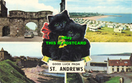 R580268 Good Luck From St. Andrews. The Castle. The Harbour. The West Port. Phot - World