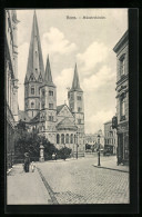 AK Bonn, Strassenpartie An Der Münsterkirche  - Münster