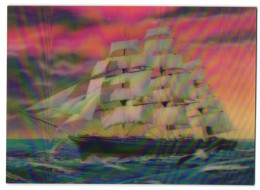 3D-AK Grosses Schiff Auf Meer In Der Dämmerung  - Photographs
