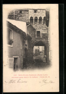 CPA Saint-Pal-de-Chalencon, Ancienne Porte Fortifié Du Chateau  - Other & Unclassified