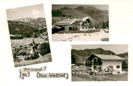 73644147 Reit Winkl Gesamtansicht Mit Alpenpanorama Gaestehaus Pension Haus Wald - Reit Im Winkl