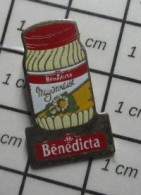 813e Pin's Pins / Beau Et Rare / ALIMENTATION / POT DE MAYONNAISE BENEDICTA - Alimentación