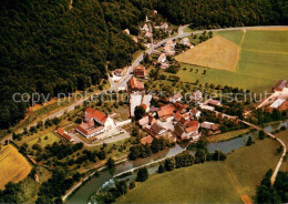 73643978 Gemuenden Main Franziskaner Minoriten Kloster Schoenau Fliegeraufnahme  - Gemuenden