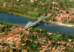 73643971 Dresden Elbe Bruecke Blaues Wunder Fliegeraufnahme Dresden - Dresden