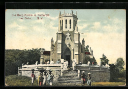 AK Tumarelli Bei Salur, Die Berg-Kirche  - Indien