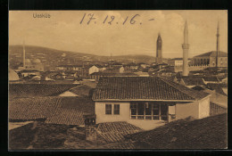 AK Uesküb, Ortsansicht über Den Dächern  - Macedonia Del Nord