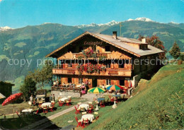 73643577 Zell Ziller Tirol Alpengasthof Enzianhof Terrasse Zell Ziller Tirol - Sonstige & Ohne Zuordnung