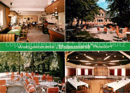 73643542 Rosdorf Holstein Waldgaststaette Waidmannsruh Gastraeume Terrasse Rosdo - Autres & Non Classés