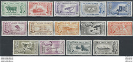 1952 Falkland Islands 14v. MNH SG N. 172/85 - Autres & Non Classés