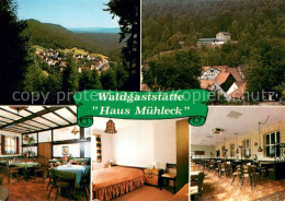 73643409 Iggelbach Waldgaststaette Haus Muehleck Gastraeume Zimmer Iggelbach - Sonstige & Ohne Zuordnung